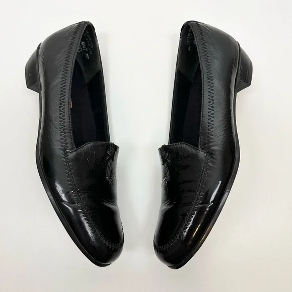 Munro Patent Leather Slip-On Loafers - Picture 9 of 14